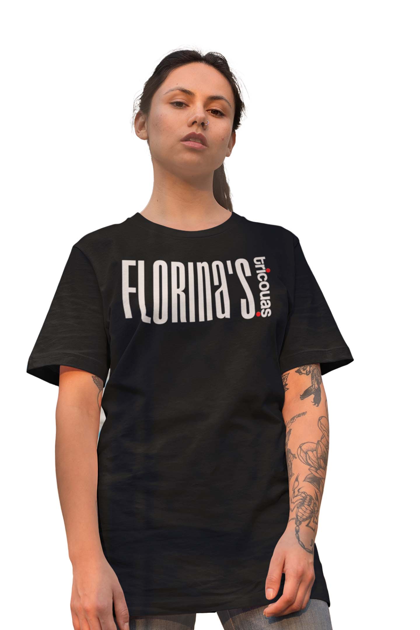 Tricou Florina - Negru