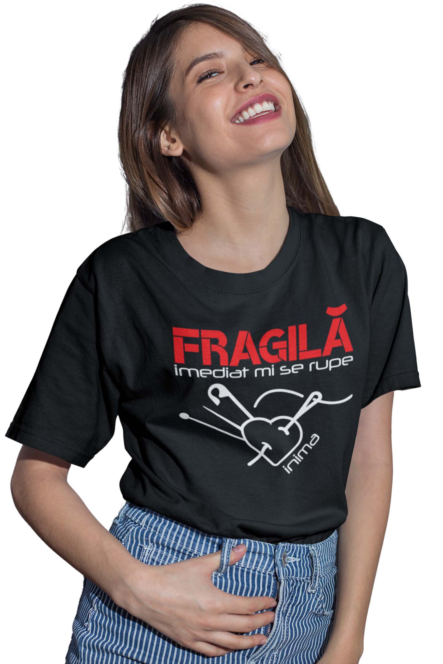Tricou Fragilă - Negru