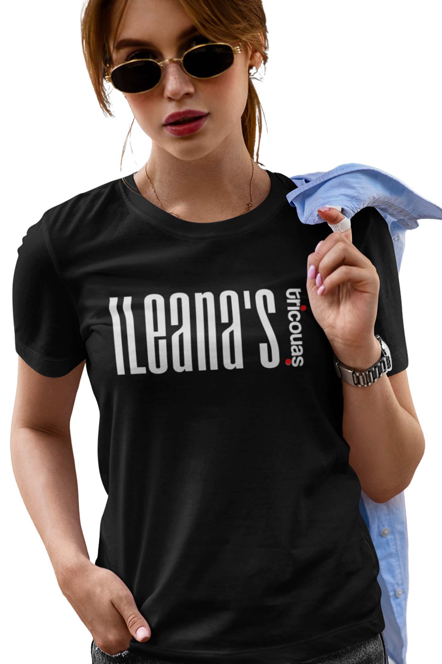 Tricou Ileana - Negru