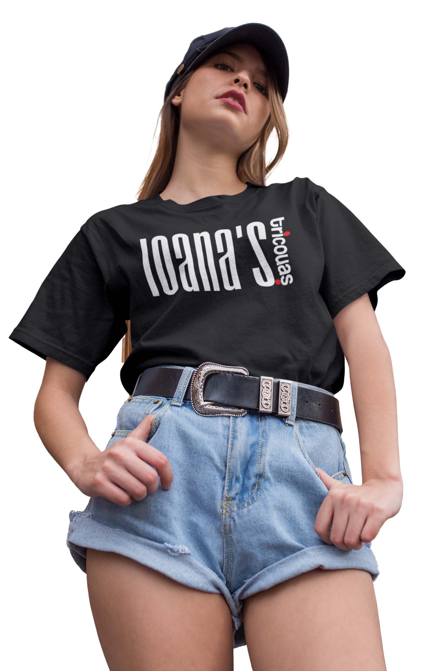 Tricou Ioana - Negru