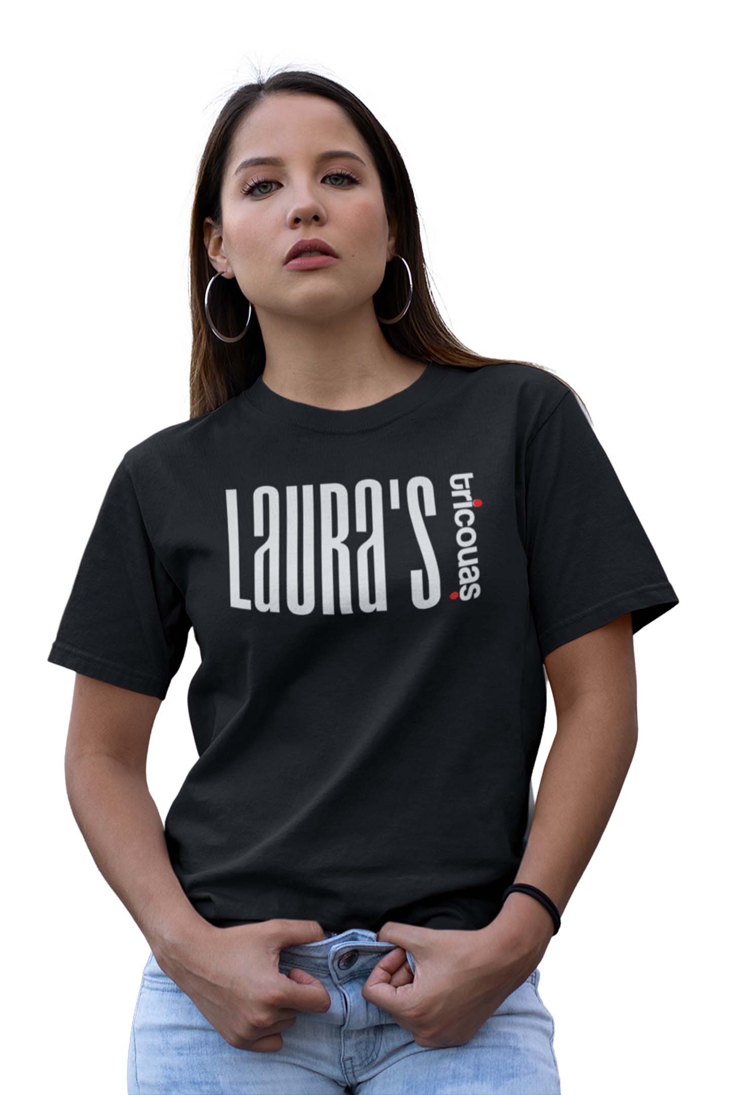 Tricou Laura - Negru