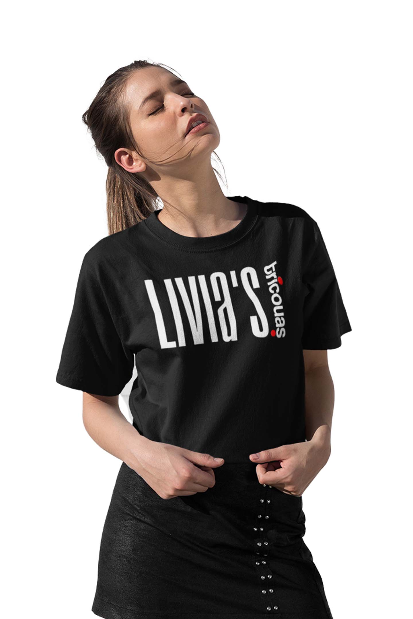 Tricou Livia - Negru