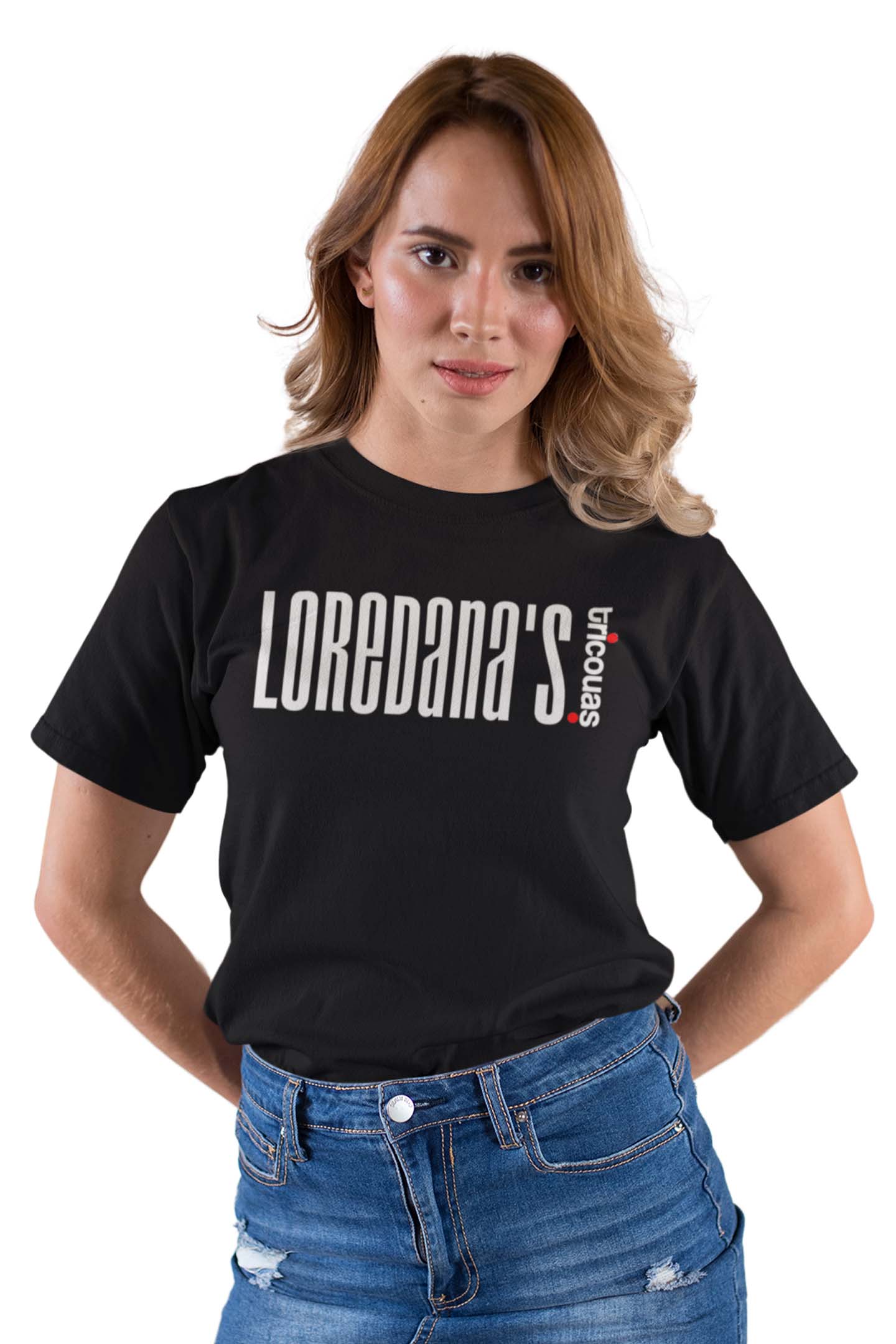 Tricou Loredana - Negru