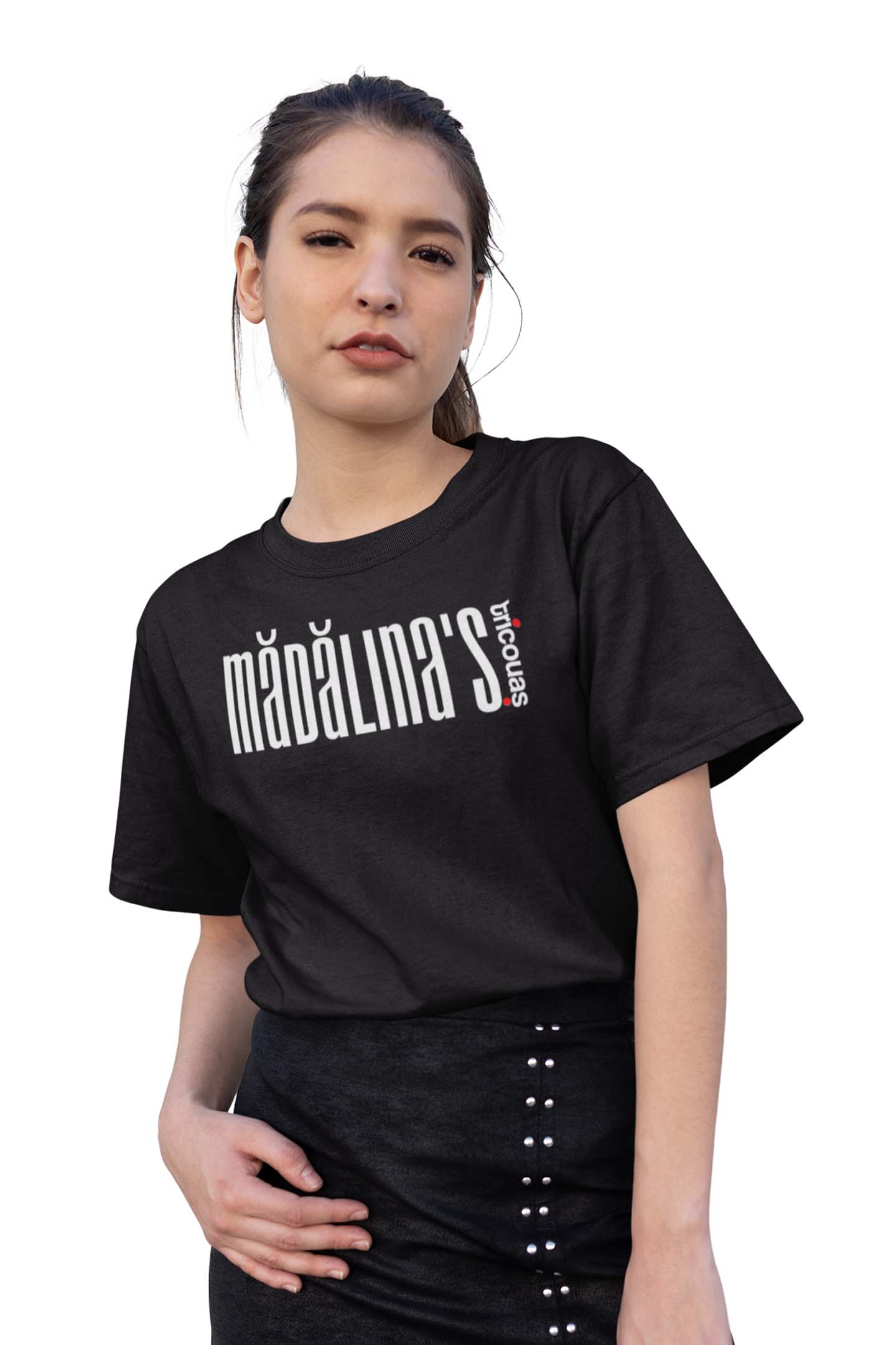 Tricou Mădălina - Negru