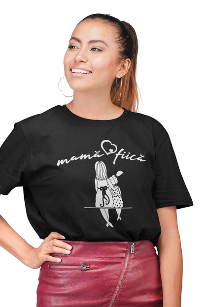 Tricou Mamă Fiică - Negru