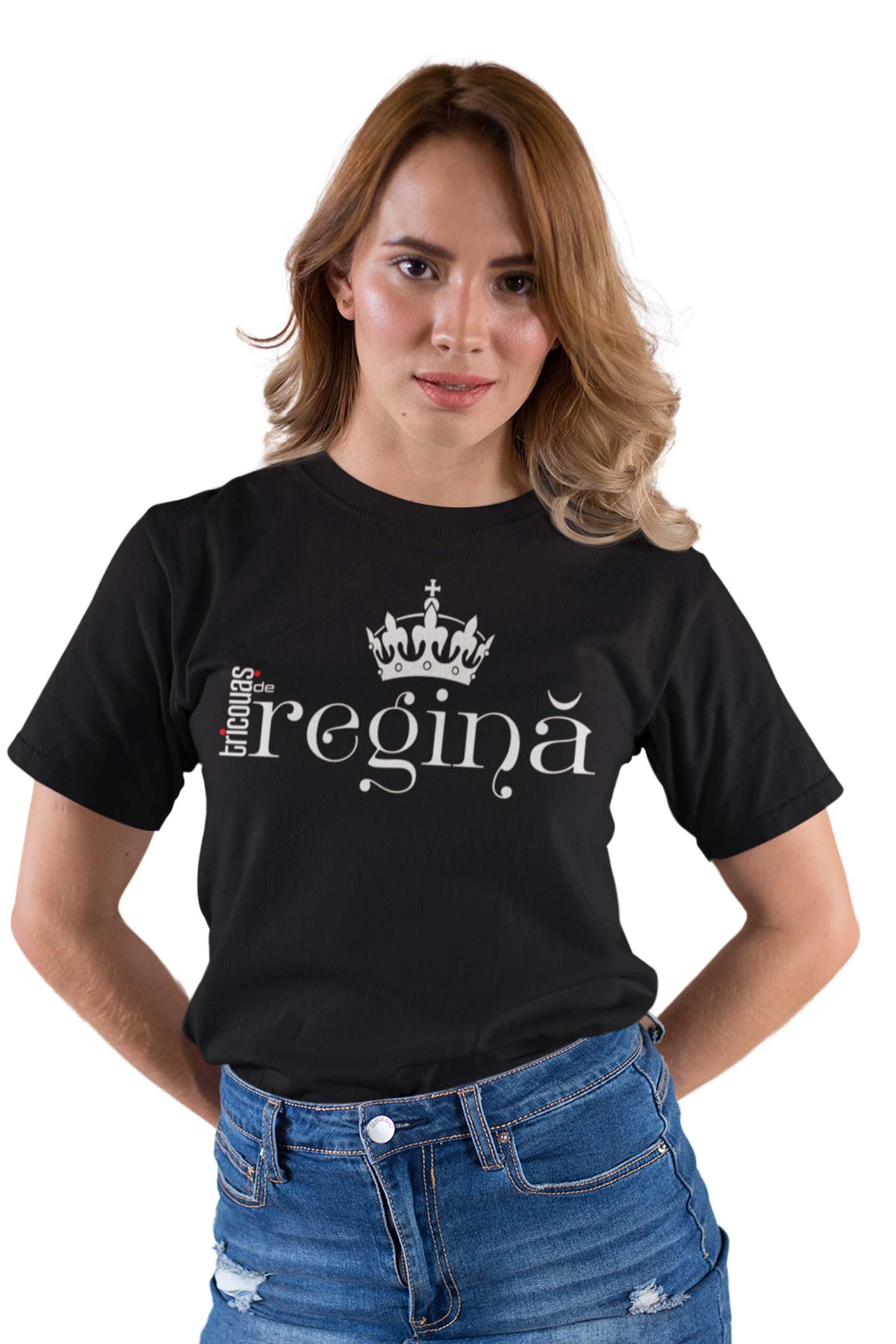 Tricou Regină - Negru