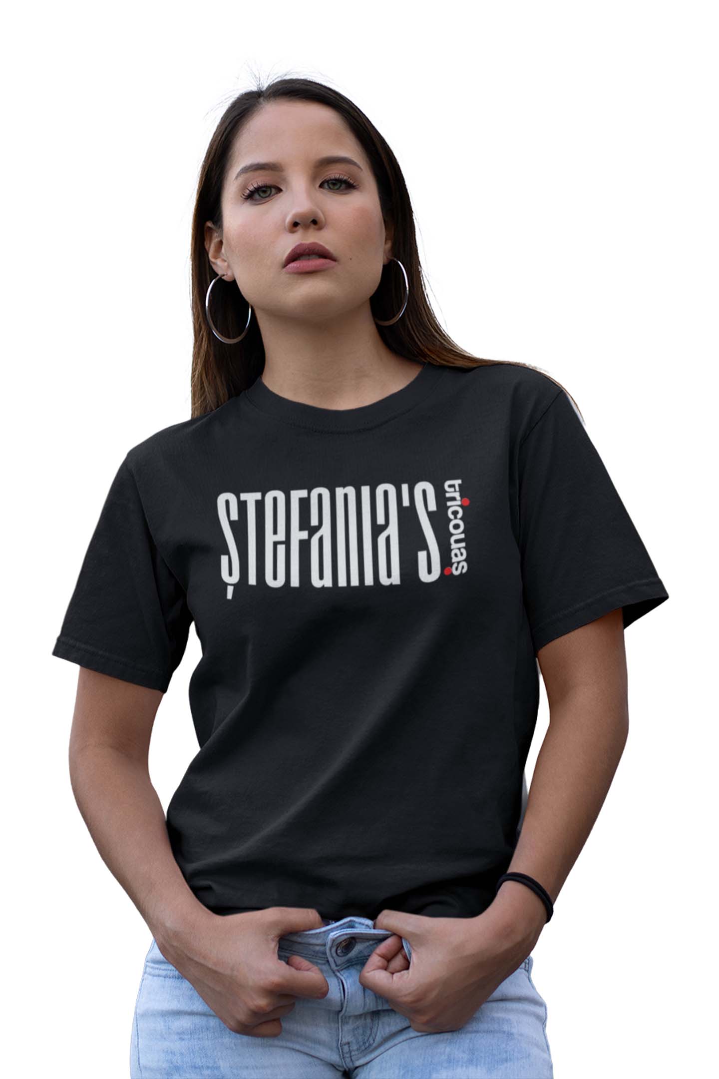 Tricou Ștefania - Negru