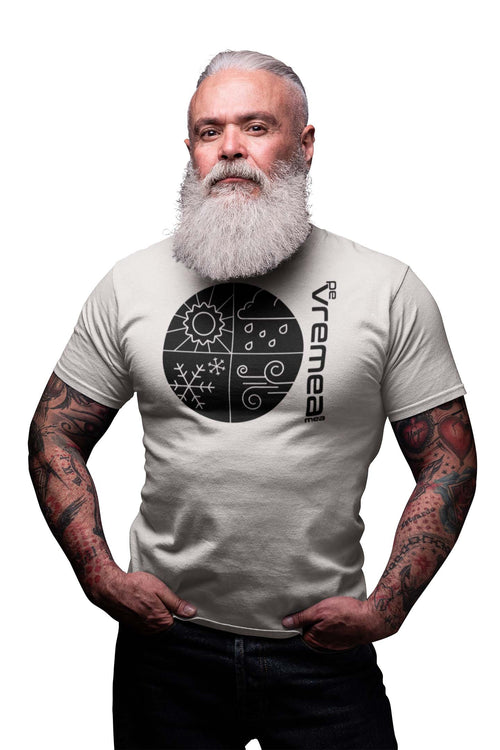 Tricou Pe Vremea Mea - Alb