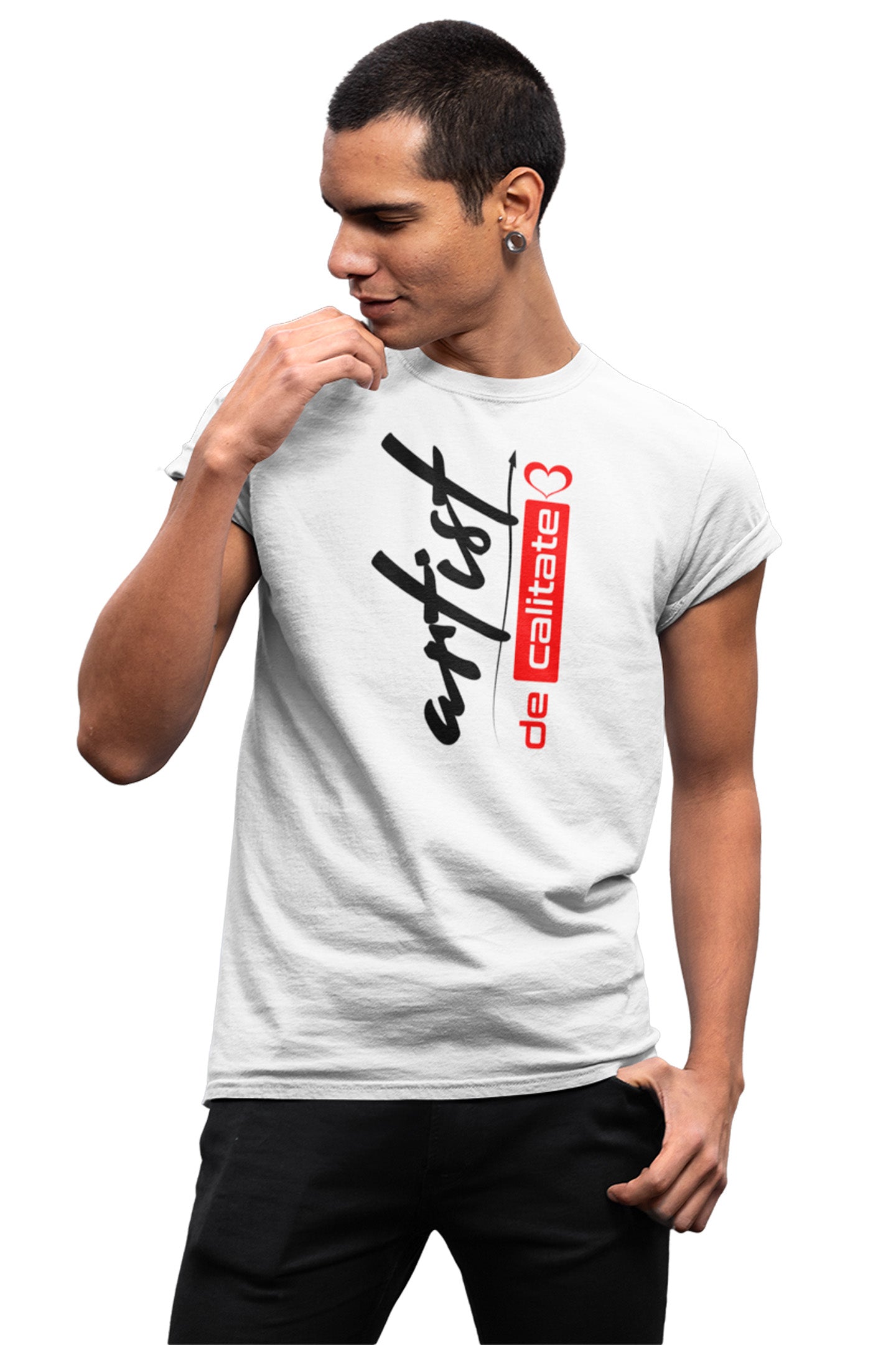 Tricou Artist Alb