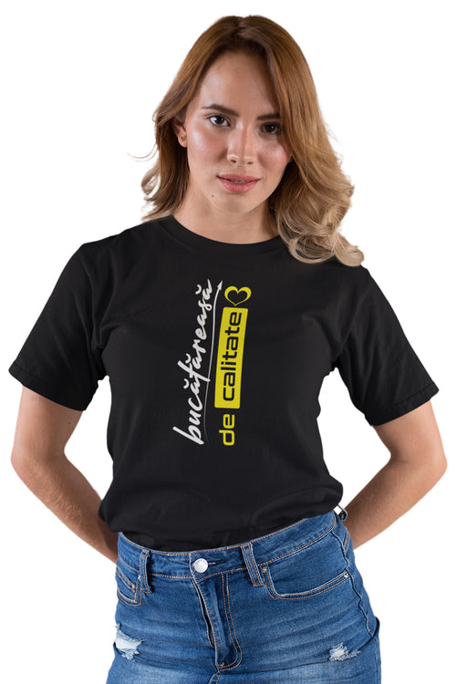 Tricou Bucătăreasă Negru