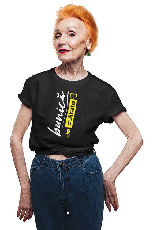 Tricou pentru Bunică Negru