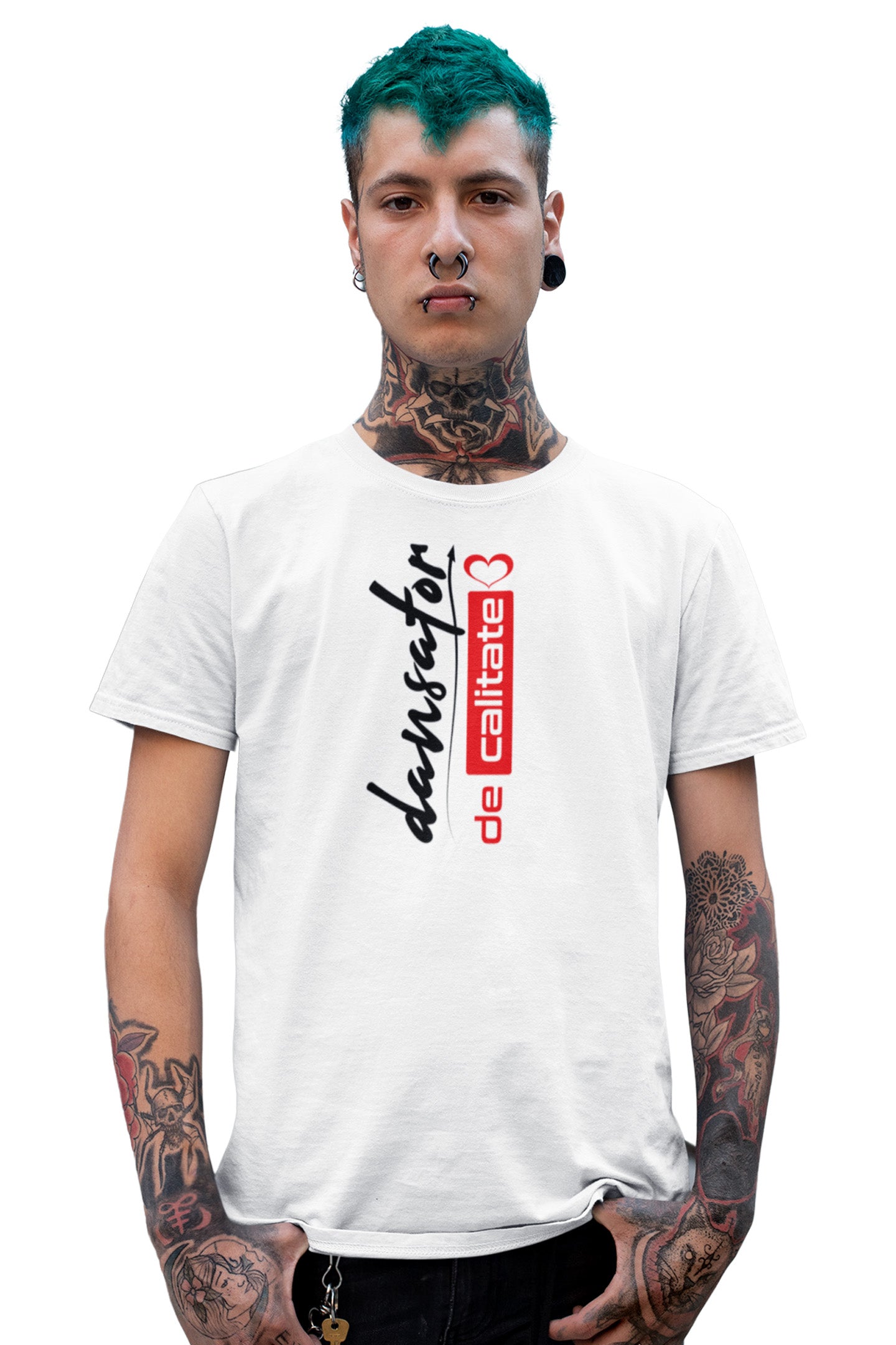 Tricou Dansator Alb