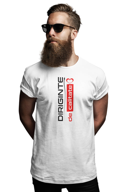 Tricou Diriginte Alb