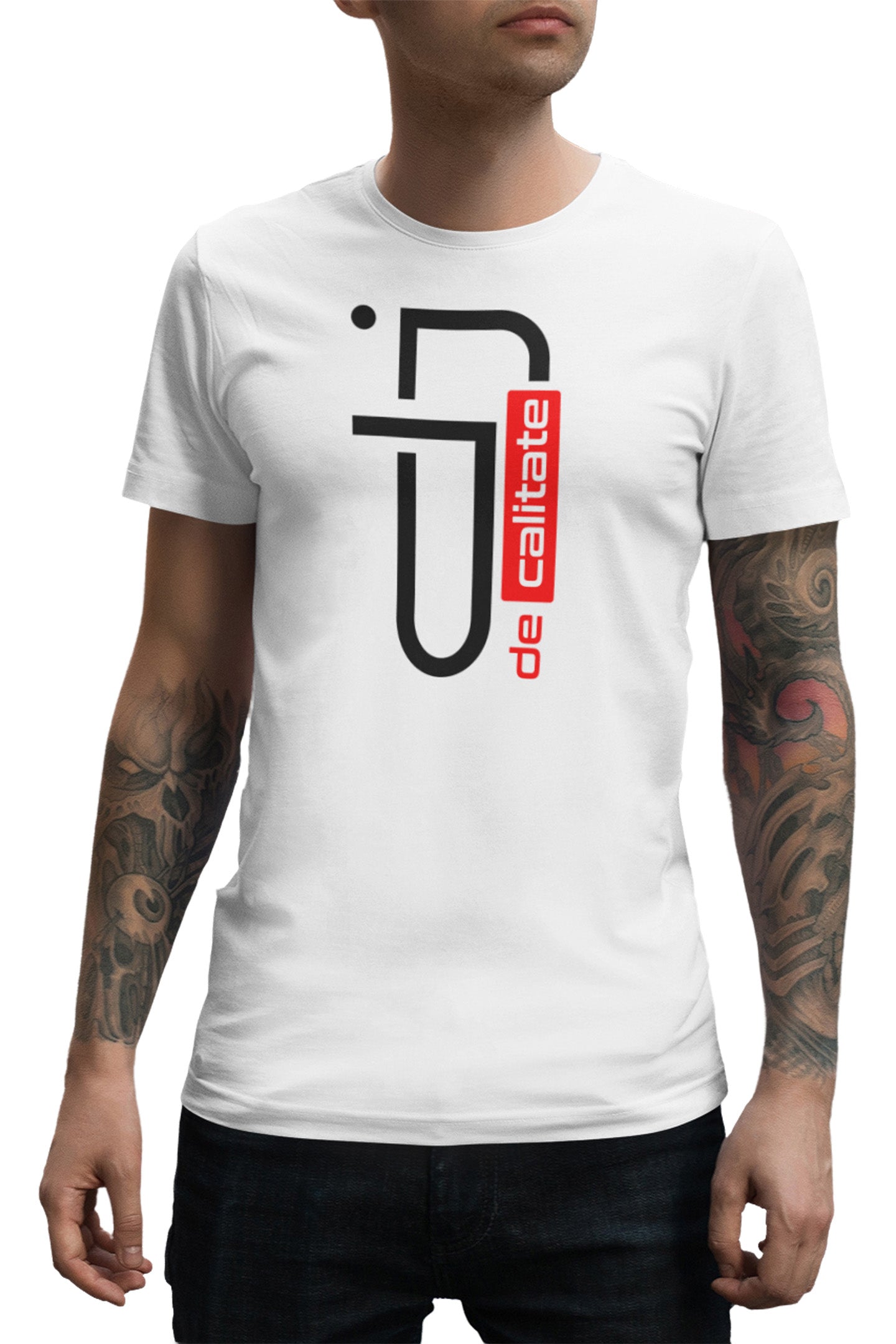 Tricou DJ Alb