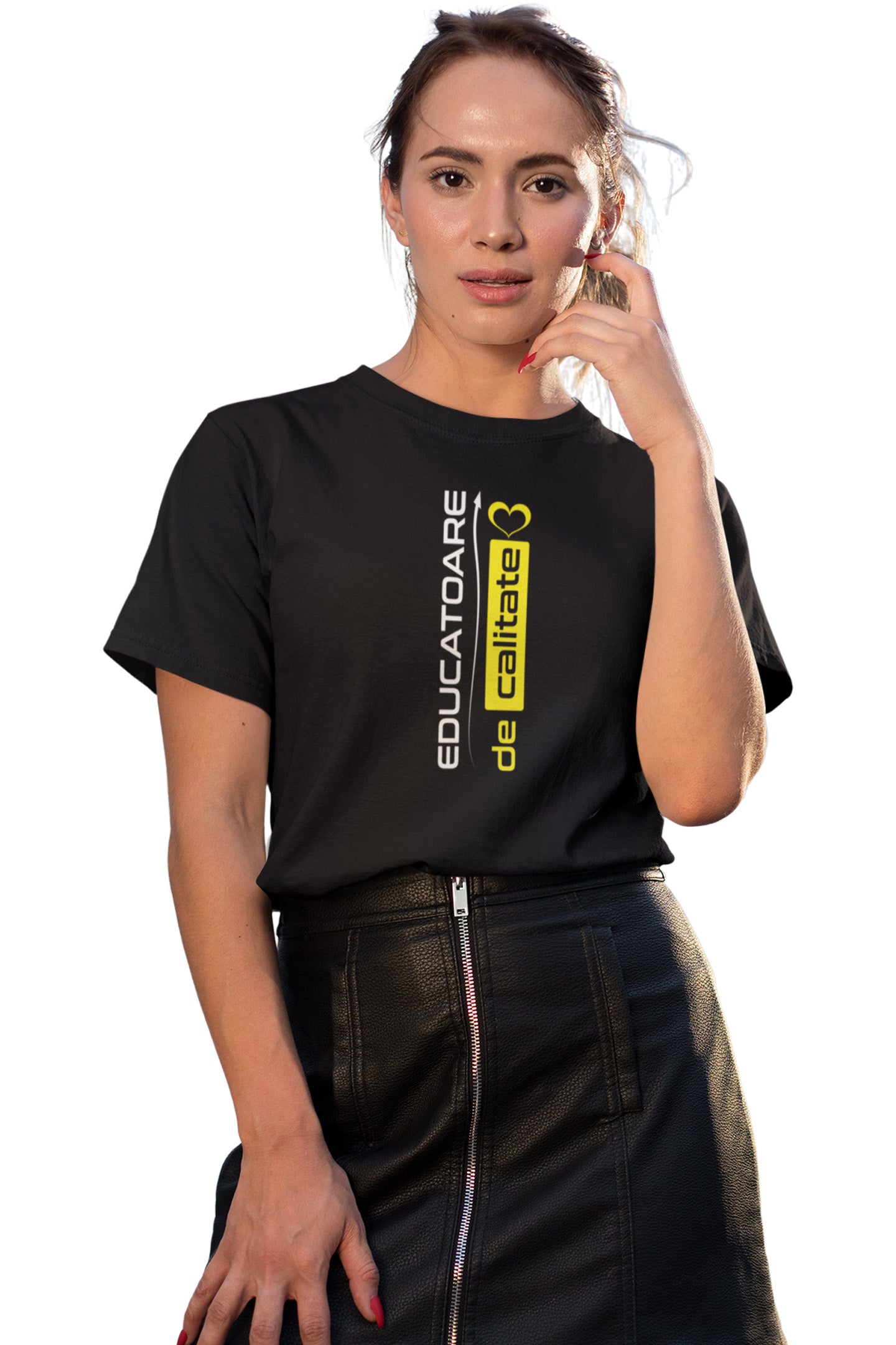Tricou Educatoare Negru