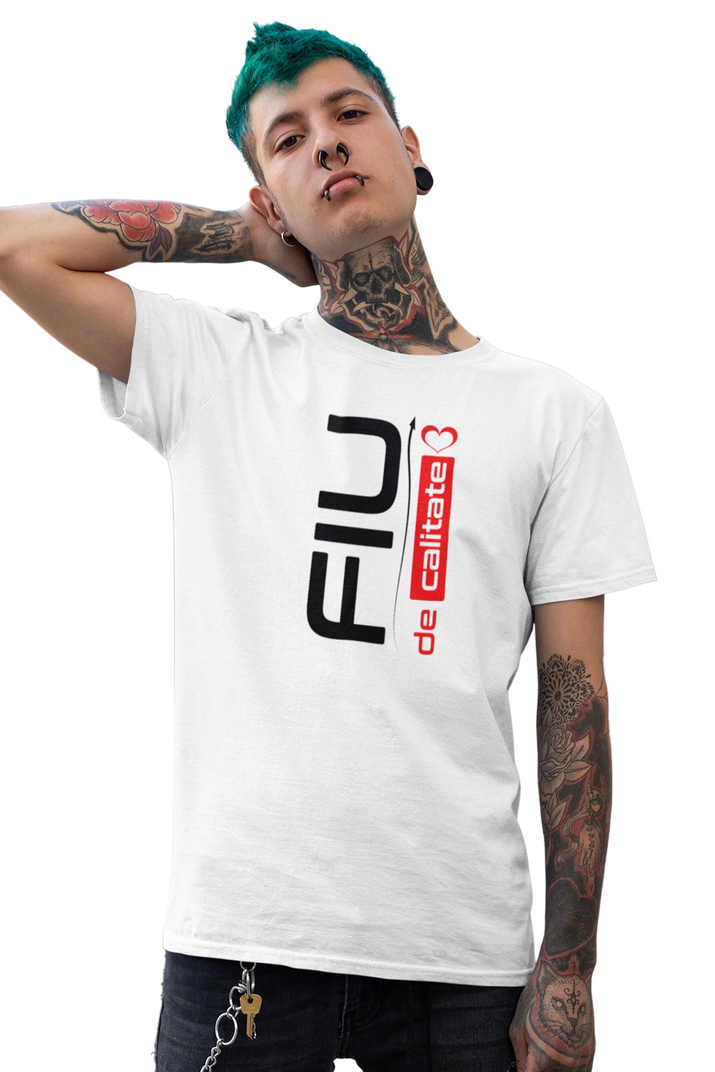 Tricou Fiu Alb