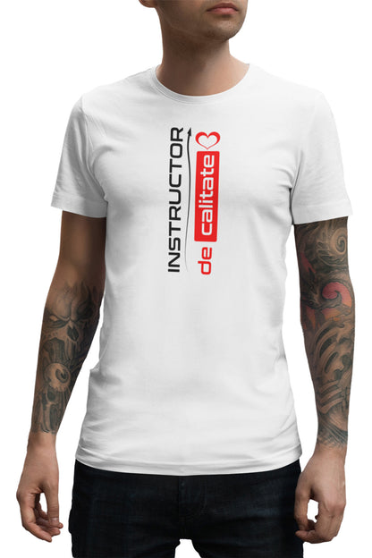 Tricou Instructor Alb