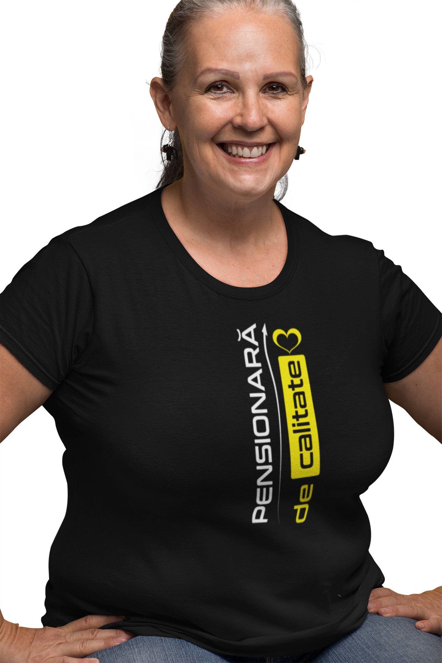 Tricou Pensionară Negru