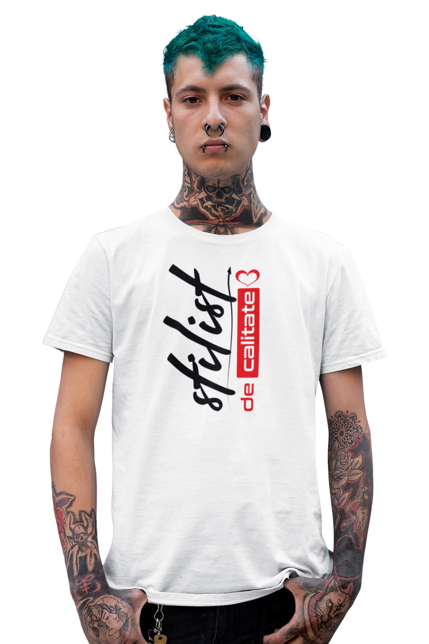 Tricou Stilist Alb