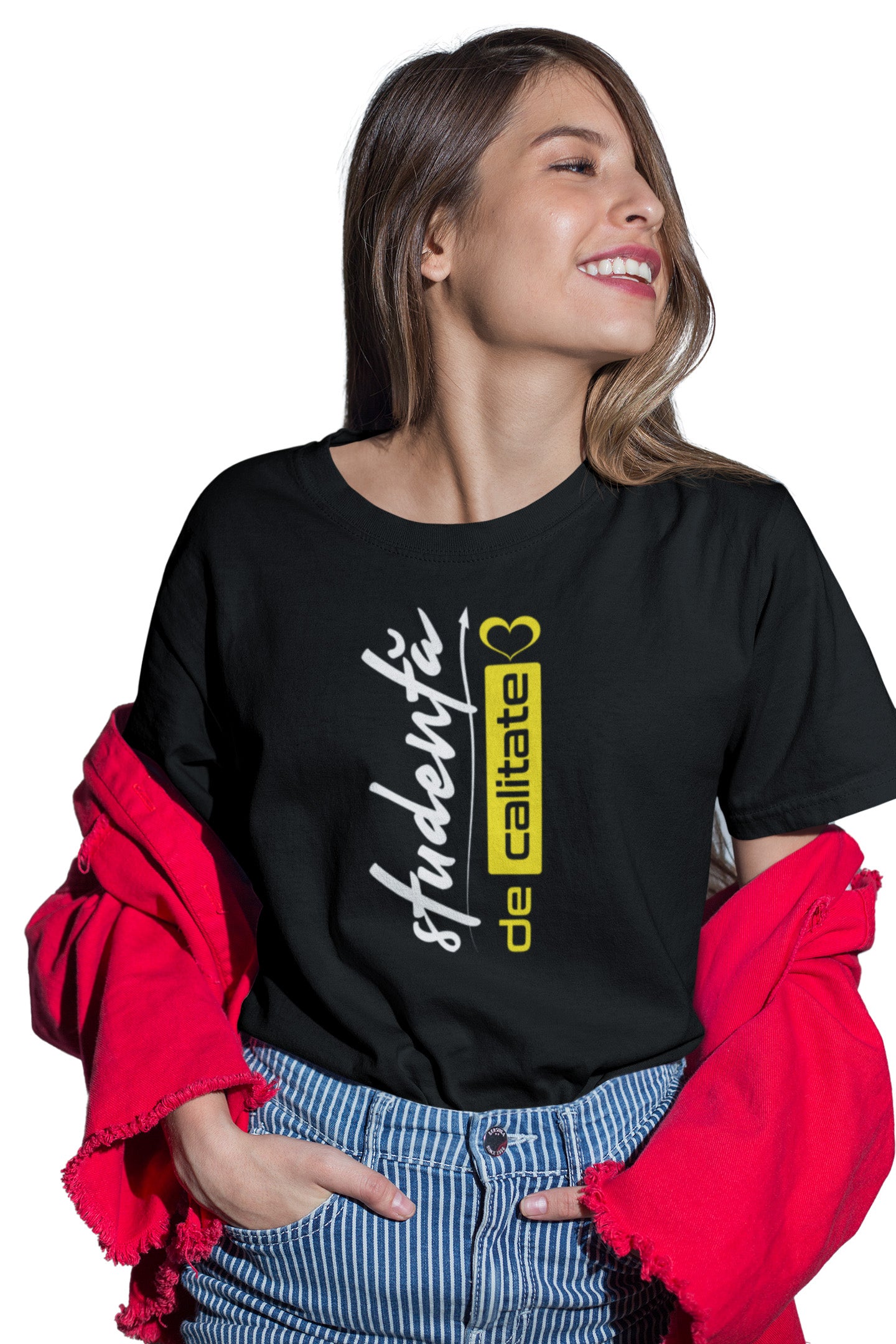 Tricou Studentă Negru