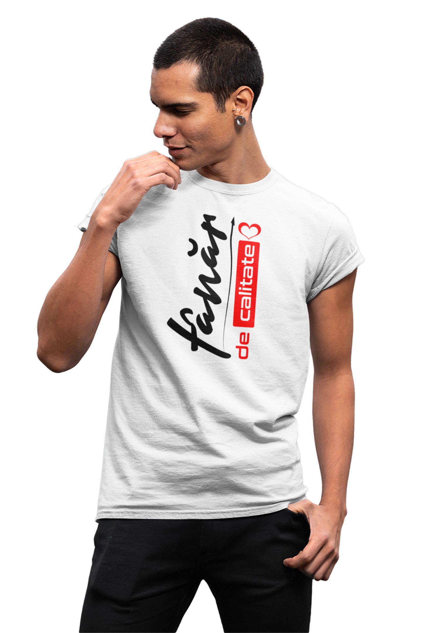 Tricou Tânăr alb