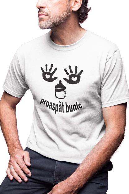 Tricou Proaspăt Bunic - Alb