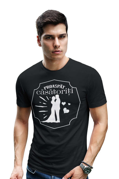 Tricou Proaspăt Căsătoriți - Negru