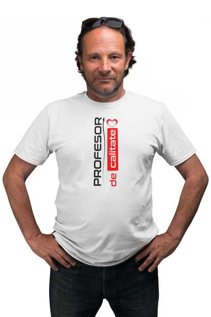 Tricou Profesor Alb