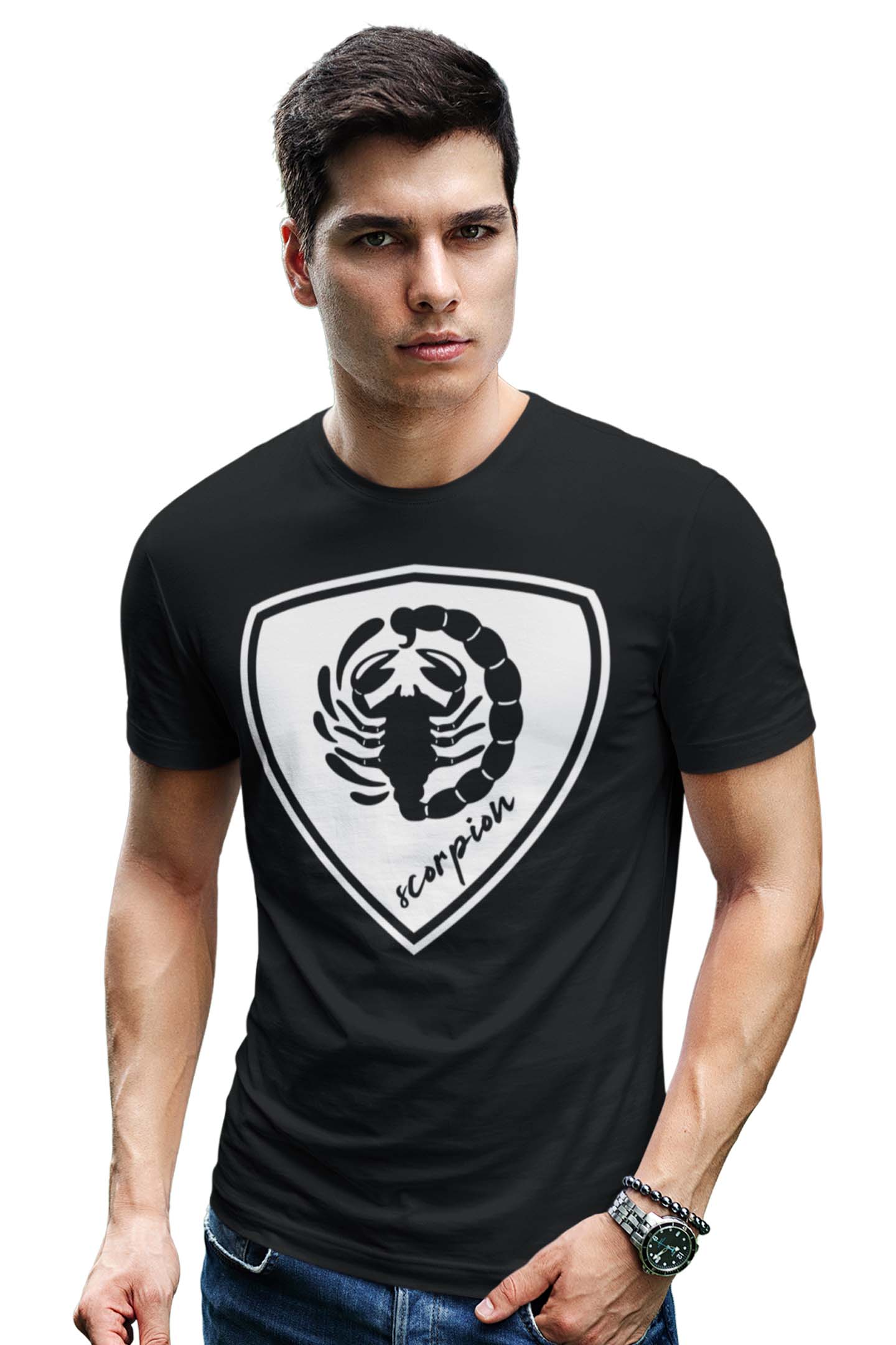 Tricou Zodia Scorpion - Negru