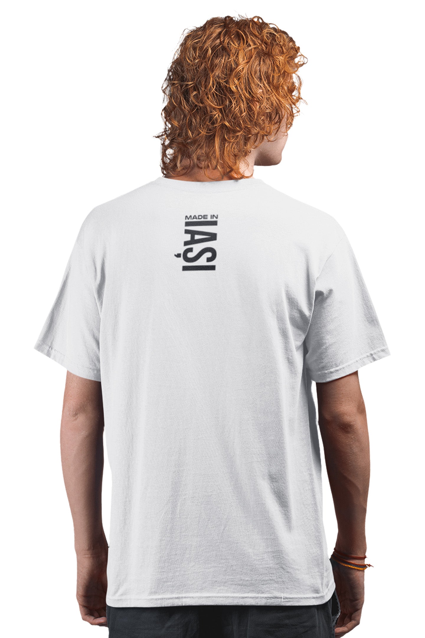 Tricou Iași Spate Alb