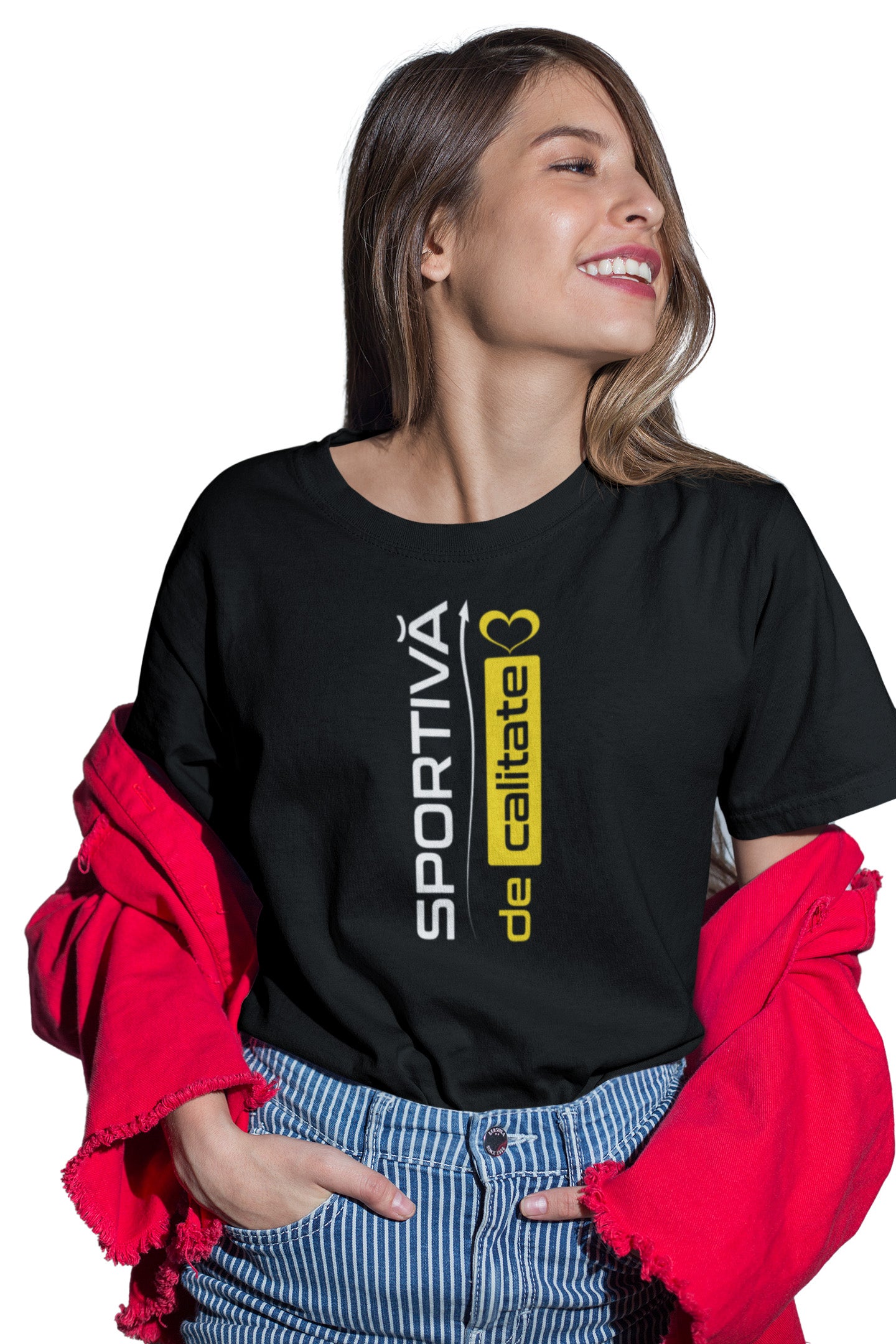 Tricou Sportivă Negru