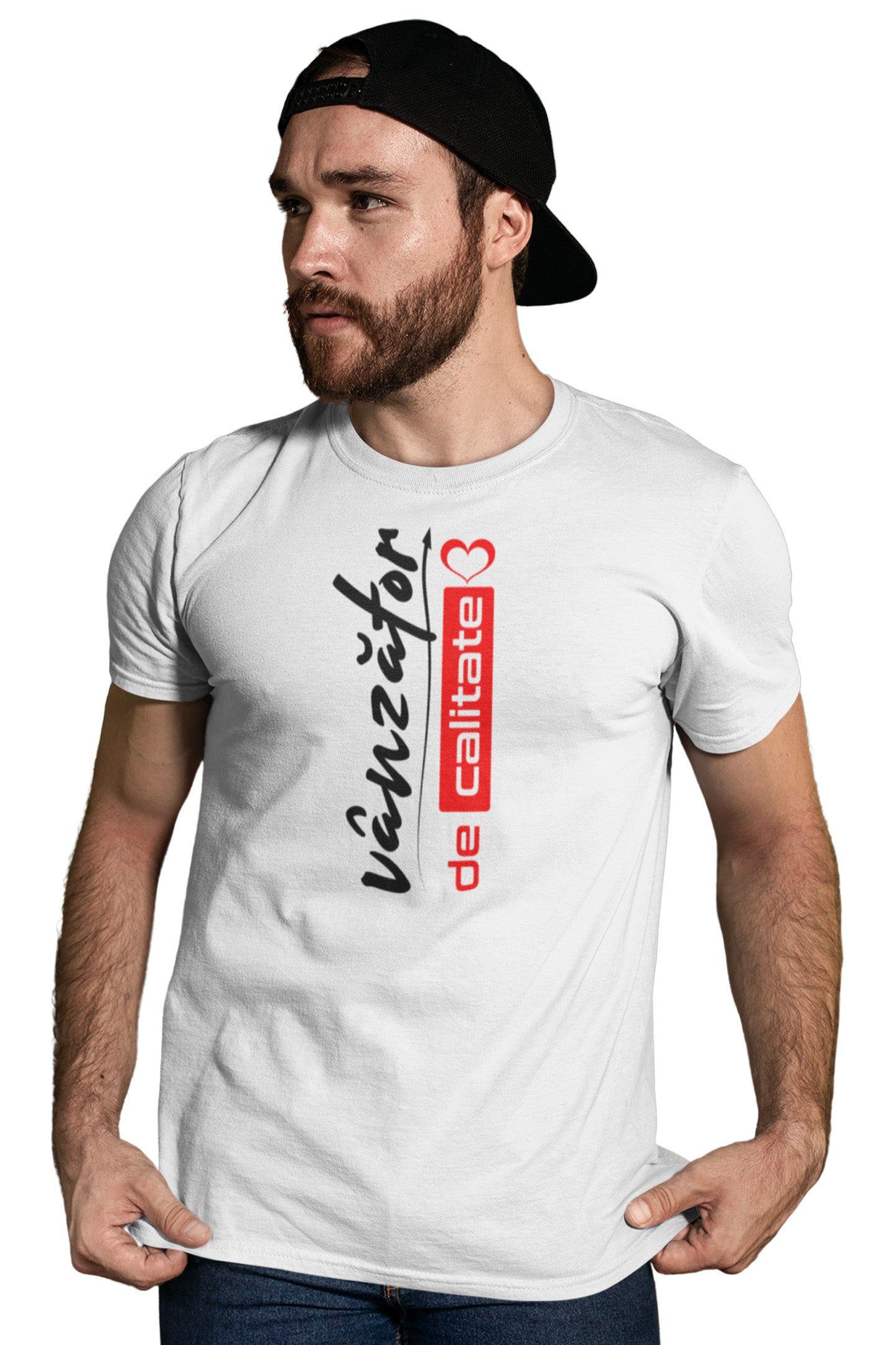 Tricou Vânzător Alb